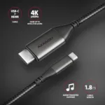 AXAGON   Active converter   USB-C to HDMI   1.8 m
