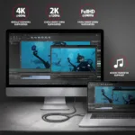 AXAGON   Active converter   USB-C to HDMI   1.8 m