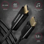 AXAGON   Active cable   DisplayPort to HDMI   1.8 m