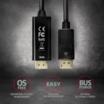 AXAGON   Active cable   DisplayPort to HDMI   1.8 m