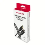 AXAGON   Active cable   DisplayPort to HDMI   1.8 m