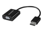 Adapterio RVD-VGN vaizdas iš šono, rodo jungčių išdėstymą