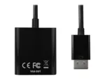 Adapteris AXAGON RVD-VGN DisplayPort - VGA, matomas iš šono