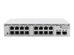 MikroTik Cloud Smart Switch with SwitchOS desktop case   CSS318-16G-2S+IN