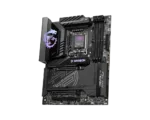Motininė plokštė MSI MPG Z890 CARBON WIFI, matoma iš šono