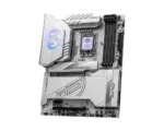 Motininė plokštė MSI MPG Z890 EDGE TI WIFI iš šono su SATA jungtimis