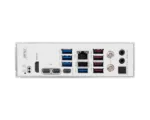 Motininė plokštė MSI MPG Z890 EDGE TI WIFI, šoninis vaizdas su jungtimis