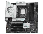 Motininė plokštė MSI B860M GAMING PLUS WIFI, kampinis vaizdas