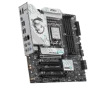 Motininė plokštė MSI B860M GAMING PLUS WIFI, matoma iš šono