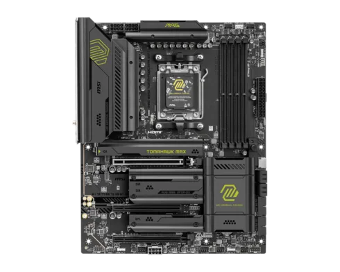MSI MAG B850 TOMAHAWK MAX WIFI su AM5 procesoriaus lizdu ir DDR5 atmintimi