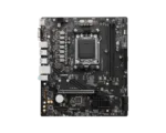 MSI PRO A620M-B   Processor family AMD   Processor socket AM5   DDR5   Supported hard disk drive interfaces SATA, M.2   Number of SATA connectors 4