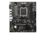 MSI PRO A620M-B   Processor family AMD   Processor socket AM5   DDR5   Supported hard disk drive interfaces SATA, M.2   Number of SATA connectors 4