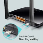 TP-LINK AC1200 Wireless Dual Band 4G LTE Router   Archer MR402   802.11ac   10/100 Mbit/s   Mesh Support No   MU-MiMO No   No mobile broadband