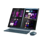 Lenovo Yoga Book 9 14IAH10   Tidal Teal   2×14 ”   OLED   Touchscreen   2.8K WQXGA+   2880 x 1800 pixels   Glossy   Intel Core Ultra 7   255H   32 GB   Soldered LPDDR5x   Solid-state drive capacity 1000 GB   Intel Arc Graphics   Windows 11 Pro   802.11be   Bluetooth version 5.4   Keyboard language Nordic   Keyboard backlit   Warranty 24 month(s)   Battery warranty 12 month(s)