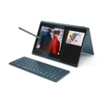 Lenovo Yoga Book 9 14IAH10   Tidal Teal   2×14 ”   OLED   Touchscreen   2.8K WQXGA+   2880 x 1800 pixels   Glossy   Intel Core Ultra 7   255H   32 GB   Soldered LPDDR5x   Solid-state drive capacity 1000 GB   Intel Arc Graphics   Windows 11 Pro   802.11be   Bluetooth version 5.4   Keyboard language Nordic   Keyboard backlit   Warranty 24 month(s)   Battery warranty 12 month(s)