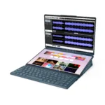 Lenovo Yoga Book 9 14IAH10   Tidal Teal   2×14 ”   OLED   Touchscreen   2.8K WQXGA+   2880 x 1800 pixels   Glossy   Intel Core Ultra 7   255H   32 GB   Soldered LPDDR5x   Solid-state drive capacity 1000 GB   Intel Arc Graphics   Windows 11 Pro   802.11be   Bluetooth version 5.4   Keyboard language Nordic   Keyboard backlit   Warranty 24 month(s)   Battery warranty 12 month(s)