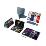 Lenovo Yoga Book 9 14IAH10   Tidal Teal   2×14 ”   OLED   Touchscreen   2.8K WQXGA+   2880 x 1800 pixels   Glossy   Intel Core Ultra 7   255H   32 GB   Soldered LPDDR5x   Solid-state drive capacity 1000 GB   Intel Arc Graphics   Windows 11 Pro   802.11be   Bluetooth version 5.4   Keyboard language Nordic   Keyboard backlit   Warranty 24 month(s)   Battery warranty 12 month(s)