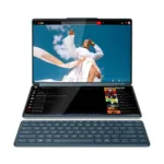 Lenovo Yoga Book 9 14IAH10   Tidal Teal   2×14 ”   OLED   Touchscreen   2.8K WQXGA+   2880 x 1800 pixels   Glossy   Intel Core Ultra 7   255H   32 GB   Soldered LPDDR5x   Solid-state drive capacity 1000 GB   Intel Arc Graphics   Windows 11 Pro   802.11be   Bluetooth version 5.4   Keyboard language Nordic   Keyboard backlit   Warranty 24 month(s)   Battery warranty 12 month(s)