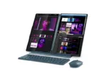 Lenovo Yoga Book 9 14IAH10   Tidal Teal   2×14 ”   OLED   Touchscreen   2.8K WQXGA+   2880 x 1800 pixels   Glossy   Intel Core Ultra 7   255H   32 GB   Soldered LPDDR5x   Solid-state drive capacity 1000 GB   Intel Arc Graphics   Windows 11 Pro   802.11be   Bluetooth version 5.4   Keyboard language Nordic   Keyboard backlit   Warranty 24 month(s)   Battery warranty 12 month(s)