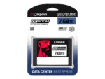 SSD Kingston DC600M 7680 GB, šoninis vaizdas su SATA Rev. 3.0 sąsaja