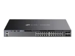 TP-LINK SG6428XHP Omada 24-Port Gigabit Stackable L3 Managed PoE+ Switch with 4 10G Slots   TP-LINK