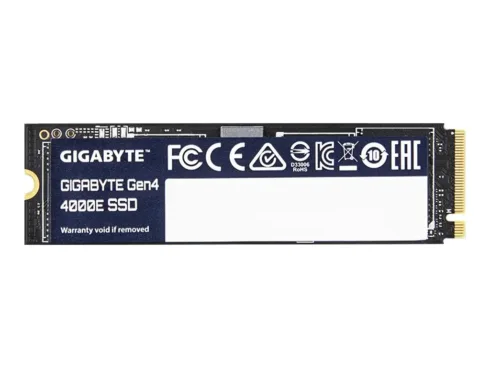 Gigabyte SSD   G440E500G   500 GB   Solid-state drive interface PCI Express 4.0×4, NVMe 1.4   Read speed 3600 MB/s   Write speed 3000 MB/s