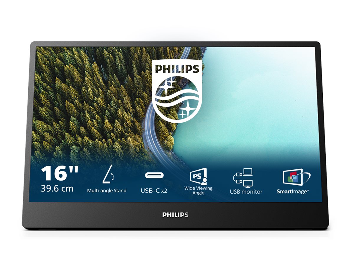 463212-16b1p3302d-00-8712581799526-0.webp Philips 16B1P3302D/00 16 ” IPS 75 Hz 4 ms 1920 x 1080 pixels 250 cd/m²