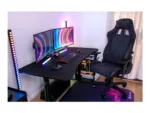 Arozzi Gaming Desk   Arena Medium   Pure Black
