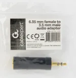 Cablexpert 6.35 mm female to 3.5 mm male audio adapter   A-6.35F-3.5M