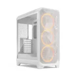 Fractal Design Meshify 3   White RGB TG Clear Tint   Mid-Tower   ATX