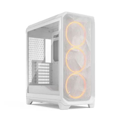 Fractal Design Meshify 3   White RGB TG Clear Tint   Mid-Tower   ATX