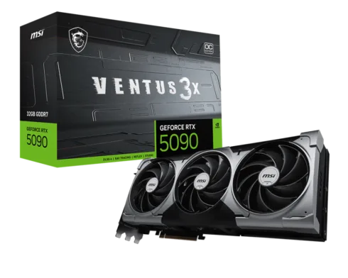 MSI GeForce RTX 5090 32G VENTUS 3X OC   NVIDIA   32 GB   GeForce RTX 5090   GDDR7   HDMI ports quantity 1   PCI Express Gen 5