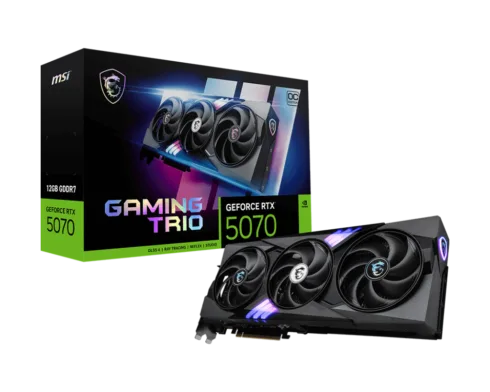 MSI GeForce RTX 5070 12G GAMING TRIO OC   NVIDIA   12 GB   GeForce RTX 5070   GDDR7   HDMI ports quantity 1   PCI Express Gen 5