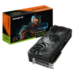 Gigabyte GeForce RTX 5090 WINDFORCE OC 32G   NVIDIA   32 GB   GeForce RTX 5090   GDDR7   HDMI ports quantity 1   PCI-E 5.0