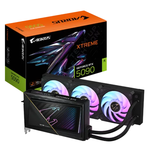 Gigabyte AORUS GeForce RTX 5090 XTREME WATERFORCE 32G   NVIDIA   32 GB   GeForce RTX 5090   GDDR7   HDMI ports quantity 1   PCI-E 5.0