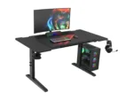 Genesis   Modular Gaming Desk   Holm 140 RGB   Anthracite Black