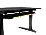Genesis   Modular Gaming Desk   Holm 140 RGB   Anthracite Black