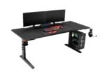 Genesis   Modular Gaming Desk   Holm 180 RGB   Anthracite Black