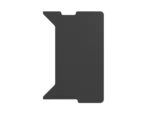 Genesis   Holm Modular Side Desk Top Right 50cm   NDS-2281   Anthracite Black