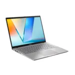Asus Vivobook S14   Cool Silver   14 ”   IPS   WUXGA   60 Hz   1920 x 1200 pixels   Anti-glare   Intel Core i5   i5-13420H   16 GB   DDR5   Solid-state drive capacity 512 GB   Intel Graphics   Windows 11 Home   802.11ax   Bluetooth version 5.3   Keyboard language US international   Keyboard backlit   Battery warranty 12 month(s)   Warranty 24 month(s)