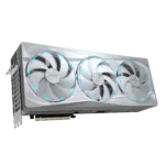 Vaizdo plokštė GIGABYTE GV-N5090AORUSM ICE-32GD, šoninis vaizdas