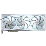 Vaizdo plokštė GIGABYTE GV-N5090AORUSM ICE-32GD, šoninis vaizdas su aušinimo sistema