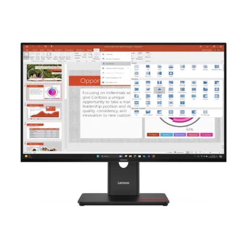 Lenovo   T27-40   27 ”   IPS   16:9   120 Hz   6 ms   1920 x 1080 pixels   300 cd/m²   HDMI ports quantity 1   Black   Warranty 36 month(s)