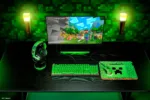 Razer Gaming Headset   Kraken V4 X   Wired   Over-Ear   Microphone   Minecraft Edition