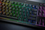 Razer   BlackWidow V4 Low-profile HyperSpeed   Gaming Keyboard   Wireless   US   2.4GHz, Bluetooth, USB-C   Yellow Linear