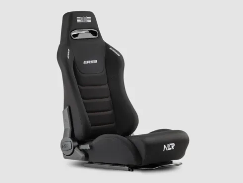 Next Level Racing   SIMAERO Mesh Fabric   Reclining Seat   ERS3 Elite Fabric & Mesh Edition   Black