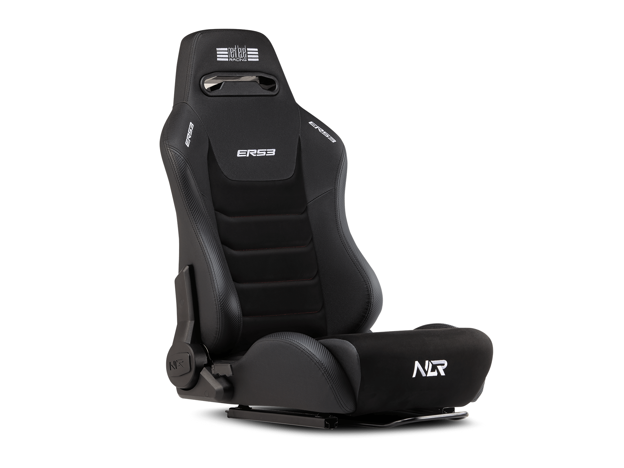 466077-nlr-e051-9359668000664-0.webp Next Level Racing Premium PU Leather Reclining Seat ERS3 Elite PU Leather & Suede Edition Black