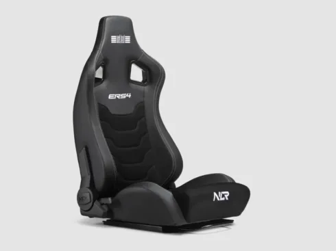 Next Level Racing   PU Leather and Suede   Reclining Seat   ERS4 Elite PU Leather & Suede Edition   Black