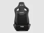 Next Level Racing   PU Leather and Suede   Reclining Seat   ERS4 Elite PU Leather & Suede Edition   Black