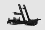 Next Level Racing   Aluminum; Carbon Steel   Racing Simulator Cockpit   GTElite Wheel Plate Edition   Black